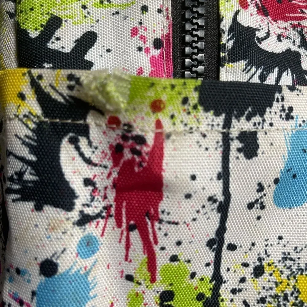 Airwalk Graffiti Spray Paint multi color laptop medium backpack